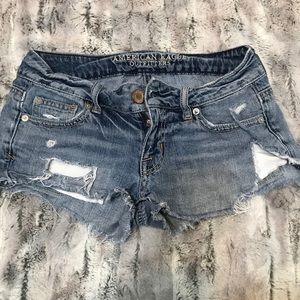 American Eagle Distressed Denim Shorts